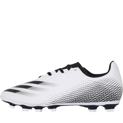 adidas x ghosted.4 in voetbalschoenen wit/zwart|adidas Unisex Adult X GHOSTED.4 Soccer Shoe .